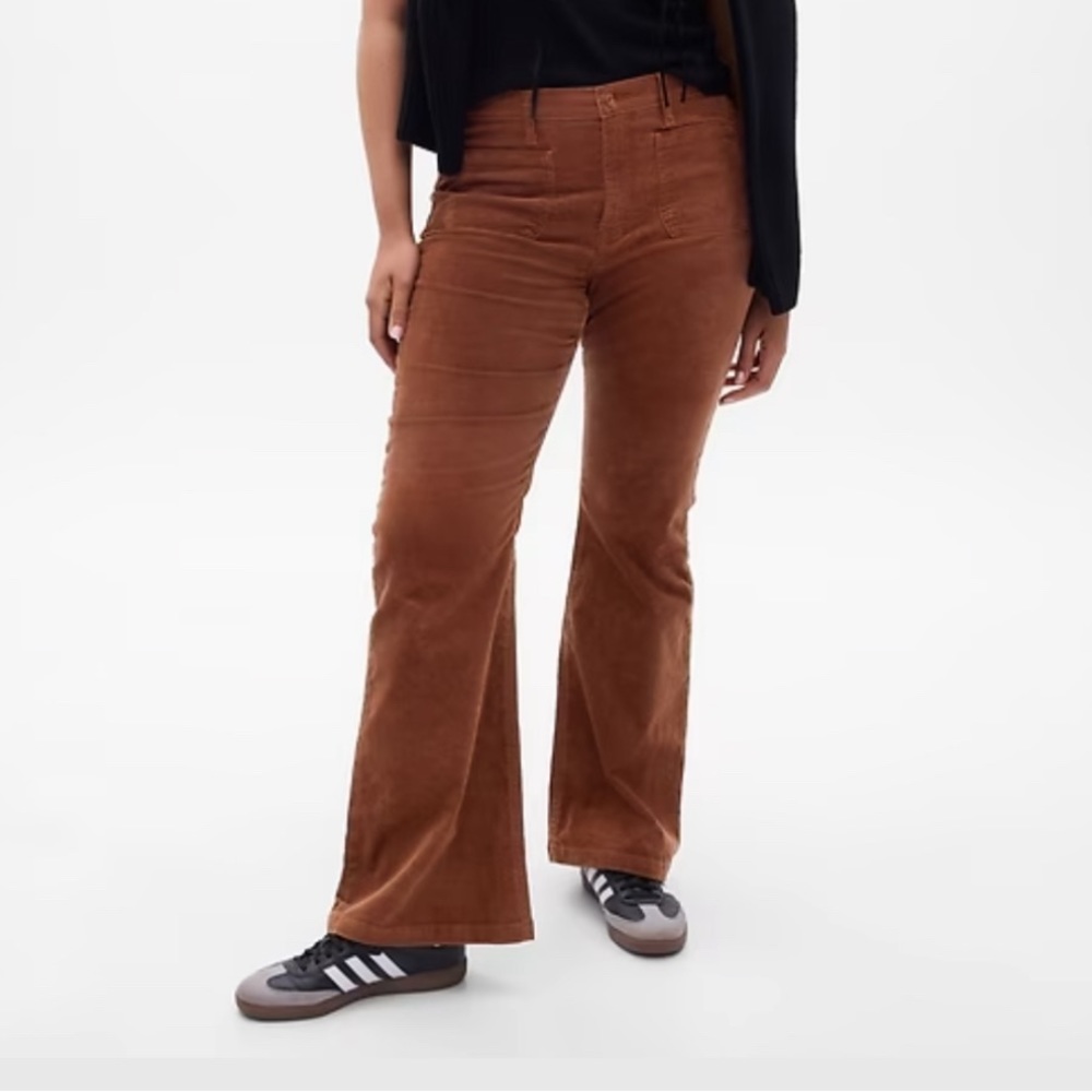 GAP High Rise Corduroy ‘70s Flare Pants, Size 16RS, 33